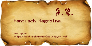 Hantusch Magdolna névjegykártya